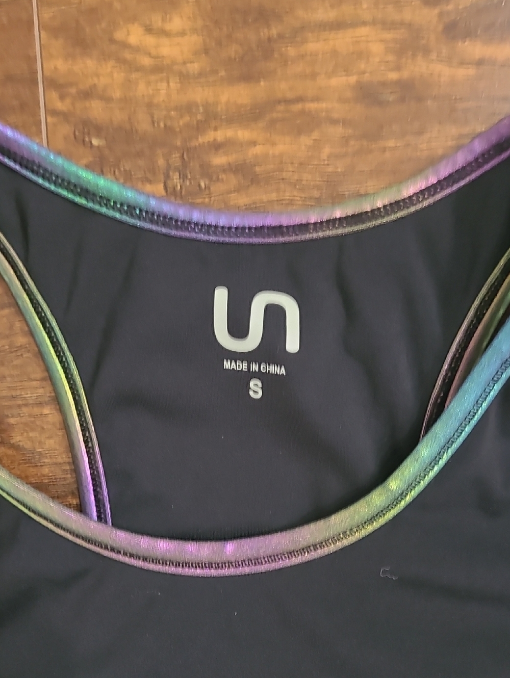 Urban Savage Black  Mermaid Pocket Sports Bra - Small - Picture 2 of 5